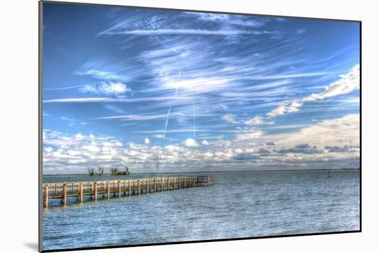 Pier and Island-Robert Goldwitz-Mounted Photographic Print