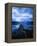 Pier at Lake McDonald Under Clouds-Aaron Horowitz-Framed Premier Image Canvas