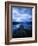 Pier at Lake McDonald Under Clouds-Aaron Horowitz-Framed Photographic Print