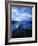 Pier at Lake McDonald Under Clouds-Aaron Horowitz-Framed Photographic Print