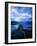 Pier at Lake McDonald Under Clouds-Aaron Horowitz-Framed Photographic Print