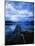 Pier at Lake McDonald Under Clouds-Aaron Horowitz-Mounted Photographic Print