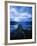 Pier at Lake McDonald Under Clouds-Aaron Horowitz-Framed Photographic Print