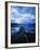 Pier at Lake McDonald Under Clouds-Aaron Horowitz-Framed Photographic Print