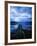 Pier at Lake McDonald Under Clouds-Aaron Horowitz-Framed Photographic Print