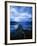 Pier at Lake McDonald Under Clouds-Aaron Horowitz-Framed Photographic Print