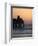 Pier at Madinat Jumeirah Hotel at Sunset, Dubai, United Arab Emirates, Middle East-Amanda Hall-Framed Photographic Print