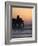 Pier at Madinat Jumeirah Hotel at Sunset, Dubai, United Arab Emirates, Middle East-Amanda Hall-Framed Photographic Print