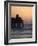 Pier at Madinat Jumeirah Hotel at Sunset, Dubai, United Arab Emirates, Middle East-Amanda Hall-Framed Photographic Print