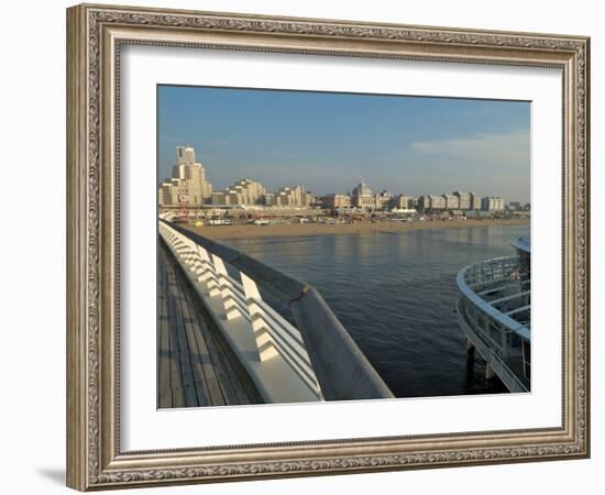 Pier at Scheveningen, Near Den Haag (The Hague), Holland (The Netherlands)-Gary Cook-Framed Photographic Print