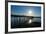 Pier at Sunset at Fraser Island, UNESCO World Heritage Site, Queensland, Australia, Pacific-Michael Runkel-Framed Photographic Print