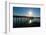 Pier at Sunset at Fraser Island, UNESCO World Heritage Site, Queensland, Australia, Pacific-Michael Runkel-Framed Photographic Print