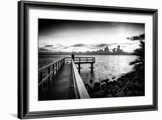 Pier at Sunset-Philippe Hugonnard-Framed Photographic Print