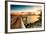 Pier at Sunset-Philippe Hugonnard-Framed Photographic Print