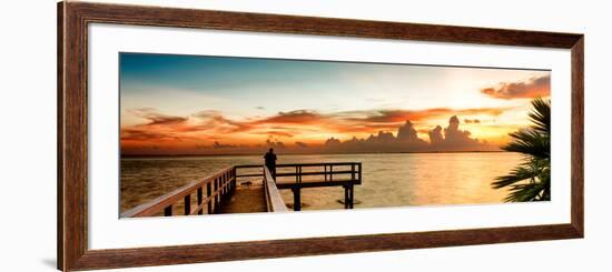 Pier at Sunset-Philippe Hugonnard-Framed Photographic Print