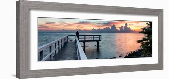 Pier at Sunset-Philippe Hugonnard-Framed Photographic Print