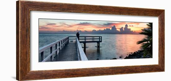 Pier at Sunset-Philippe Hugonnard-Framed Photographic Print