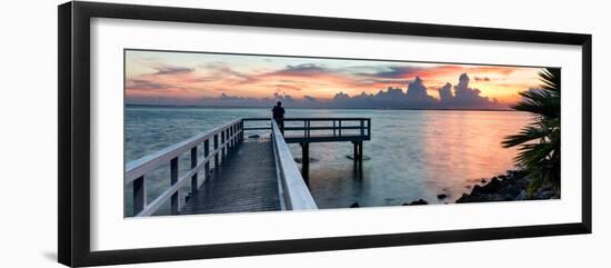 Pier at Sunset-Philippe Hugonnard-Framed Photographic Print