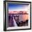 Pier at Sunset-Philippe Hugonnard-Framed Photographic Print