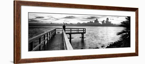 Pier at Sunset-Philippe Hugonnard-Framed Photographic Print