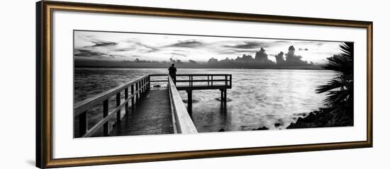 Pier at Sunset-Philippe Hugonnard-Framed Photographic Print