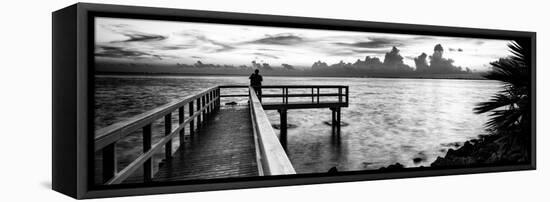 Pier at Sunset-Philippe Hugonnard-Framed Premier Image Canvas