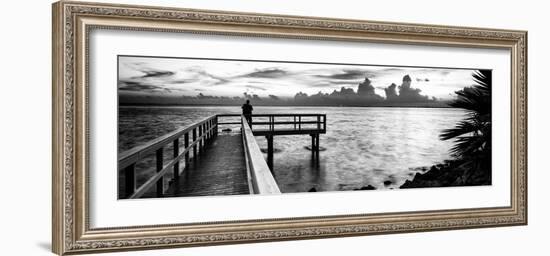 Pier at Sunset-Philippe Hugonnard-Framed Photographic Print