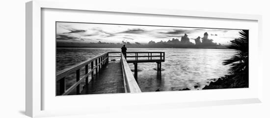 Pier at Sunset-Philippe Hugonnard-Framed Photographic Print