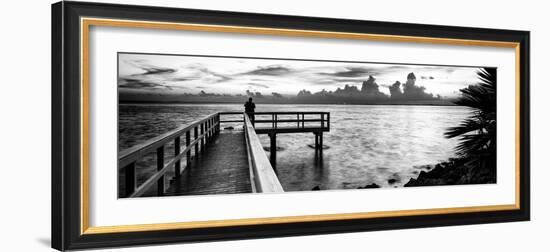 Pier at Sunset-Philippe Hugonnard-Framed Photographic Print