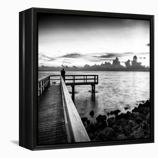 Pier at Sunset-Philippe Hugonnard-Framed Premier Image Canvas