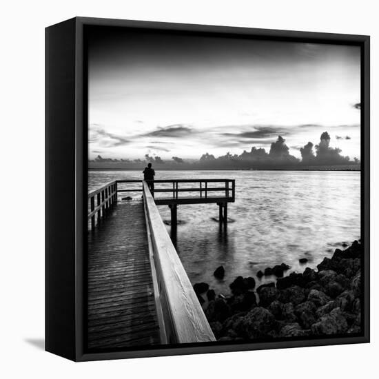 Pier at Sunset-Philippe Hugonnard-Framed Premier Image Canvas