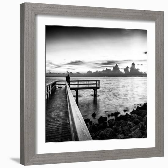 Pier at Sunset-Philippe Hugonnard-Framed Photographic Print