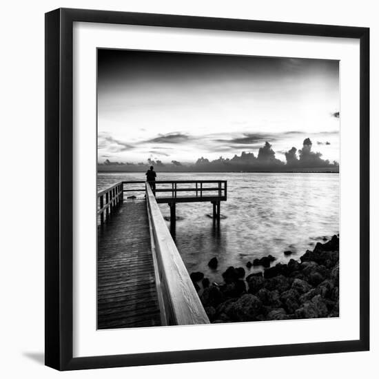 Pier at Sunset-Philippe Hugonnard-Framed Photographic Print