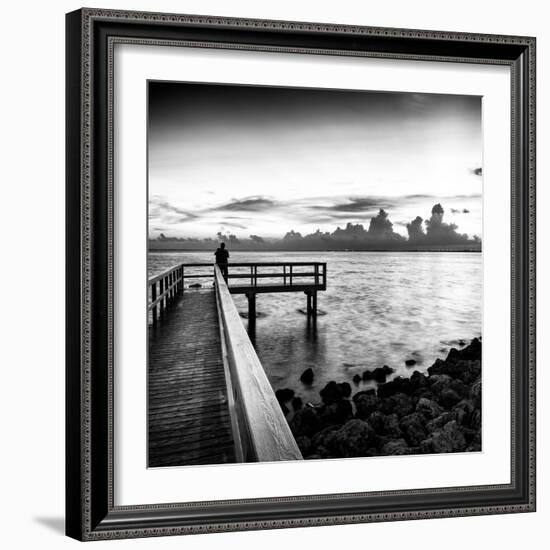 Pier at Sunset-Philippe Hugonnard-Framed Photographic Print