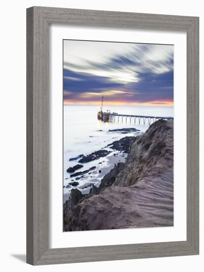 Pier Bluffin-Chris Moyer-Framed Photographic Print