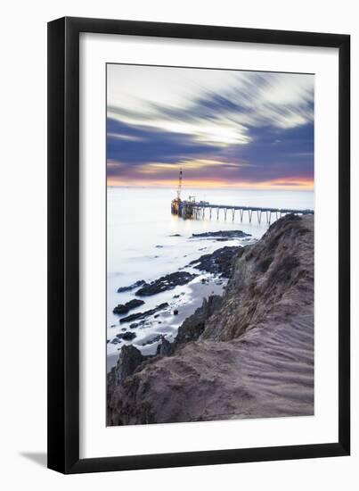 Pier Bluffin-Chris Moyer-Framed Photographic Print