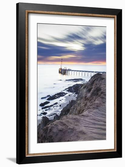 Pier Bluffin-Chris Moyer-Framed Photographic Print