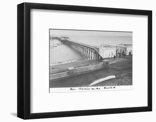 'Pier Clacton on Sea, April 23 1886'-Unknown-Framed Photographic Print