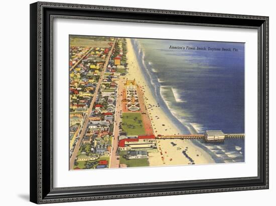 Pier, Daytona Beach, Florida-null-Framed Art Print