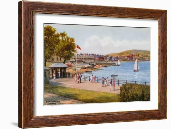 Pier Entrance, Swanage-Alfred Robert Quinton-Framed Giclee Print