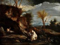 Hagar and Ishmael in the Wilderness-Pier Francesco Mola-Mounted Giclee Print