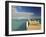 Pier, Grace Bay, Providenciales Island, Turks and Caicos, Caribbean-Walter Bibikow-Framed Photographic Print