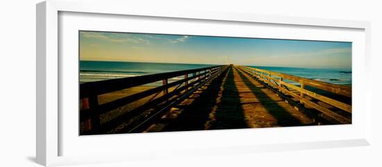 Pier in the Pacific Ocean, Cayucos Pier, Cayucos, California, Usa-null-Framed Photographic Print