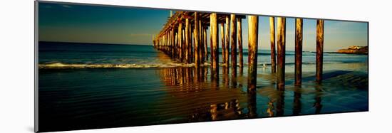 Pier in the Pacific Ocean, Cayucos Pier, Cayucos, California, Usa-null-Mounted Photographic Print