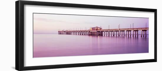 Pier in the Sea, Gulf State Park Pier, Gulf Shores, Baldwin County, Alabama, Usa-null-Framed Photographic Print