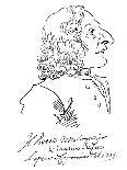 Caricature of Composer Antonio Vivaldi, 1723-Pier Leone Ghezzi-Giclee Print