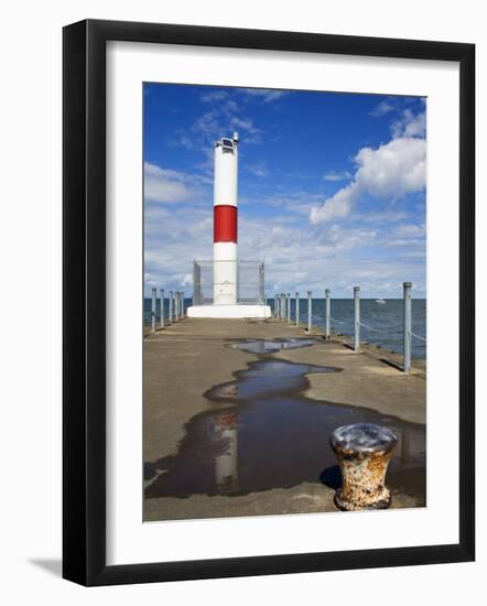 Pier Lighthouse, Rochester, New York State, United States of America, North America-Richard Cummins-Framed Photographic Print