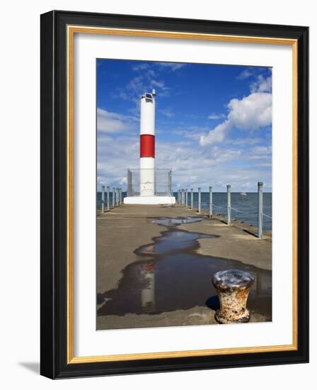 Pier Lighthouse, Rochester, New York State, United States of America, North America-Richard Cummins-Framed Photographic Print