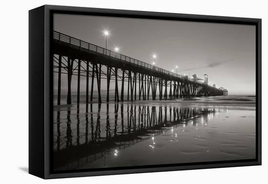 Pier Night 2-Lee Peterson-Framed Premier Image Canvas