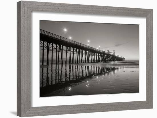 Pier Night 2-Lee Peterson-Framed Photographic Print